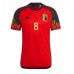 Belgium Youri Tielemans #8 Replica Home Shirt World Cup 2022 Short Sleeve